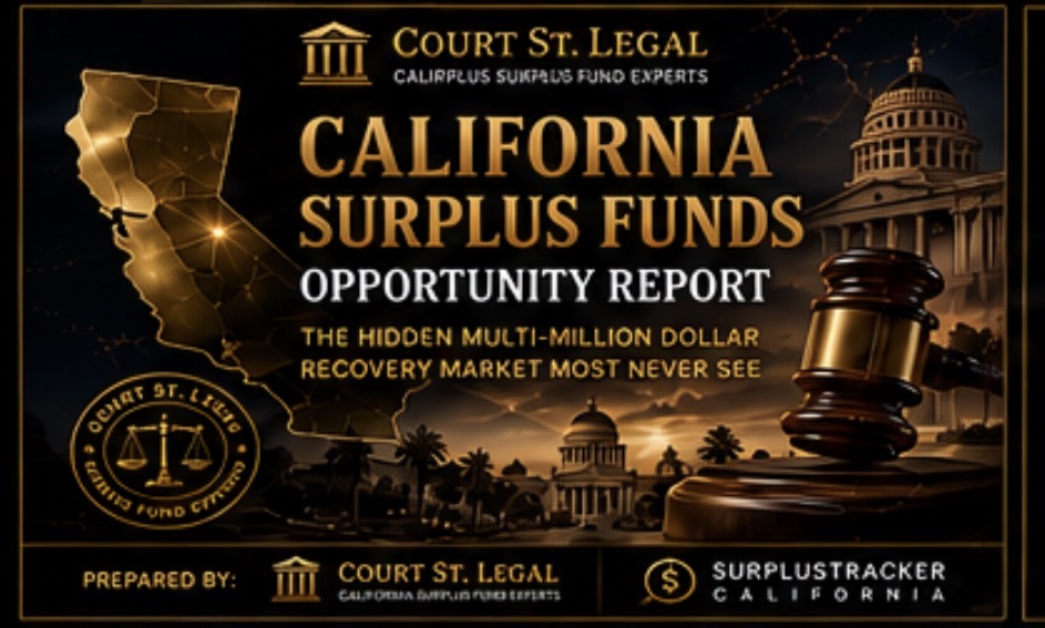 California Surplus Funds Opportunity Report cover